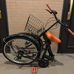 折りたたみ自転車の画像