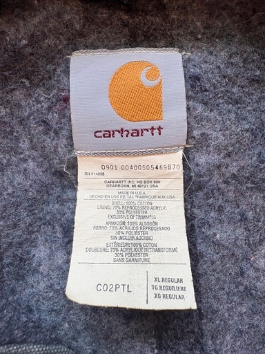 【希少カラー】Carhartt ミシガンチョアコート　PTL ペトロール USA製　カバーオール