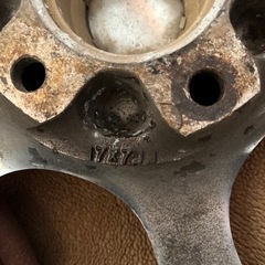 決まりました　引き取り限定17インチ　アルミホイールの画像