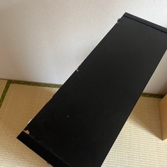 カラーボックス 棚　ブラック 4段の画像