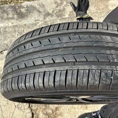 スバル純正アルミホイールタイヤ4本セット16インチの画像