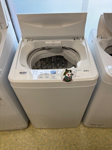 ?【キレイ目洗濯機】入荷！ヤマダセレクト洗濯機 6kg2022年【洗濯機 