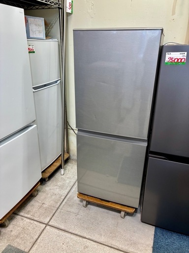 仙台市内トラック荷台渡し無料！学生 冷蔵庫 中古 2022年製 126L 買取 引取 不要 引越 AQUA