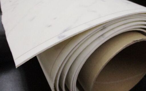 大理石調 クッションフロアシート 182×304～cm 3畳以上 PVC 日本製 1マス30.4×30.4cm 札幌市北区屯田