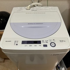 洗濯機　シャープ　の画像