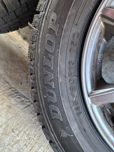 値下げ【2023年製 極上山】ダンロップ WM02 145/80R13 アルミ付4本