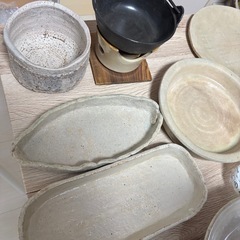 和食器　和皿　ステーキ皿、小鍋、まとめての画像