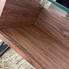 テーブル 木目の画像