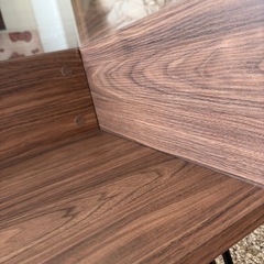 テーブル 木目の画像