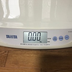 タニタ　赤ちゃん用体重計　TANITAの画像