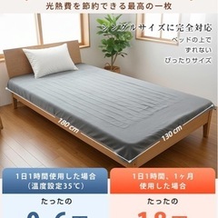 電気毛布　新品未使用 の画像