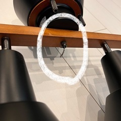 スポットライト シーリングライト 
4灯 ウッド調の画像