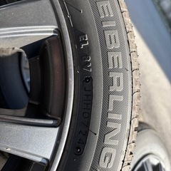 アルミ付ノーマルタイヤ　4本　155/65/R14 の画像