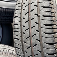 アルミ付ノーマルタイヤ　4本　155/65/R14 の画像