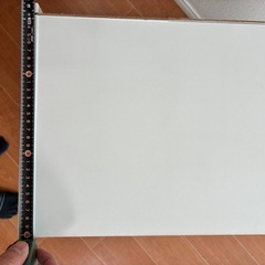 シンプルな2段カラーボックス（ホワイト）棚板可動式 / 本棚・収納棚の画像