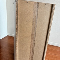 シンプルな2段カラーボックス（ホワイト）棚板可動式 / 本棚・収納棚の画像