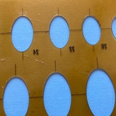 ウチダ　製図用テンプレート35°の画像