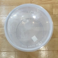 シール蓋容器（タッパー容器）の画像