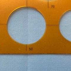 ウチダ　製図用テンプレートNo.106 ①の画像