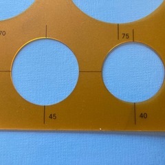ウチダ　製図用テンプレートNo.106 ②の画像