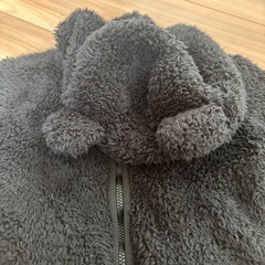 クマ耳 ボアジャケット 90cmの画像