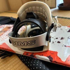 ELANスノーボード、SIMSバインディング、専用ケース3点セット140の画像