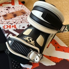 ELANスノーボード、SIMSバインディング、専用ケース3点セット140の画像