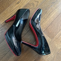 ダイアナ ブラックパンプス 高ヒール ul19201 22.5センチの画像