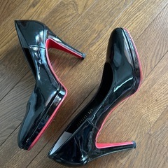 ダイアナ ブラックパンプス 高ヒール ul19201 22.5センチの画像