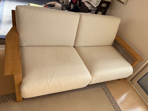 無印良品 ソファ ウレタンポケットコイル2.5シーター
