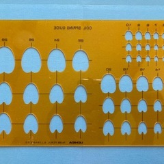 ウチダ　製図用テンプレートNo.604の画像