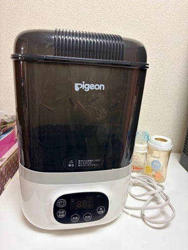 Pigeon哺乳瓶スチーム除菌乾燥器&哺乳瓶 ピジョン 哺乳瓶スチーム除菌乾燥器 ポチット 7/7 10:00～7/27 09: