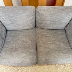 【譲り先決まりました】2人掛けソファの画像