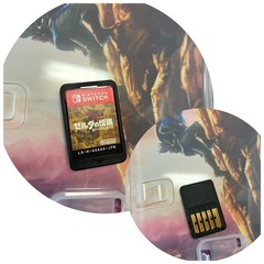 ※プロフもお読み下さい。ゼルダの伝説ブレイスオブザワイルドのソフトと攻略本セットの画像