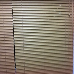 木目調ブラインド幅170の画像