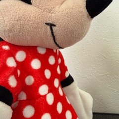 ミニーマウスぬいぐるみの画像