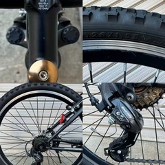 【整備済】CASILLAS 26インチ  3×7変速付自転車 クロスバイク シマノ変速機 通勤通学快調の画像