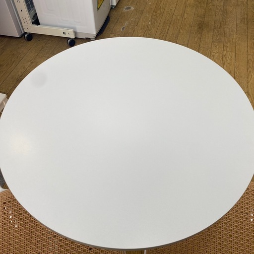 ?新生活?3点ダイニングセット 円形テーブル カフェテーブル 食卓テーブル 2人掛け ミッドセンチュリーレトロスタッキングラタンプラス