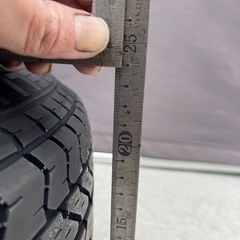 【希少当時物】RAYS ボルクレーシング 13インチ 実測8.5J -12 PCD114.3 4H 1本のみ 205/60R13付の画像