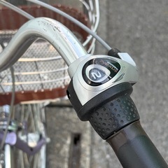 オートライト 3段ギア 自転車 ママチャリ 日本製 カゴ大きめの画像