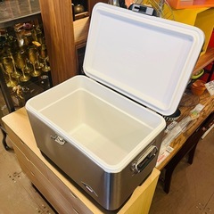 □Coleman STEEL BELTED クーラーボックス コールマン スチールベルト　検） Coleman コールマン クーラーボックス スチールベルト 50QT アウトドア キャンプ BBQ インダストリアル の画像