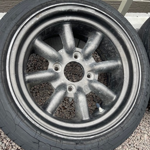 【終了】RSワタナベ エイトスポーク 14インチ 7J Aタイプ 2本セット PCD114.3 4H