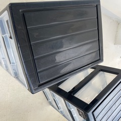 収納　プラスチック　チェスト　2セットの画像