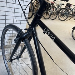スタイリッシュ黒/クロスバイクの画像