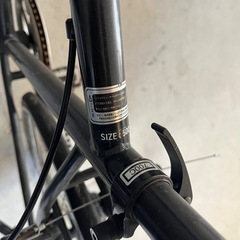 スタイリッシュ黒/クロスバイクの画像
