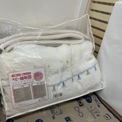 ベビーベッド、組布団セットの画像