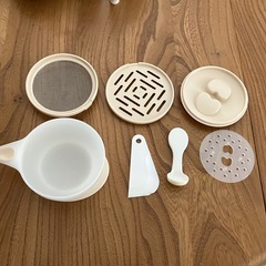 蒸し料理までできる らくらく ベビー調理器セットの画像