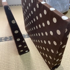 車中泊向け三角クッションの画像