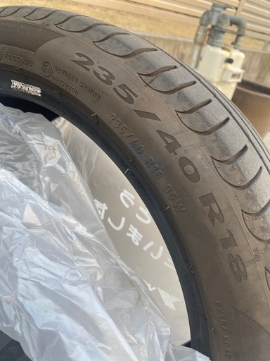 まだまだ走れる 22年製 ピレリ〈PIRELLI〉POWERGY 235/40R18 95W パワージー