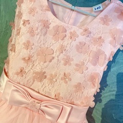 発表会　結婚式　フォーマル　ドレス140の画像